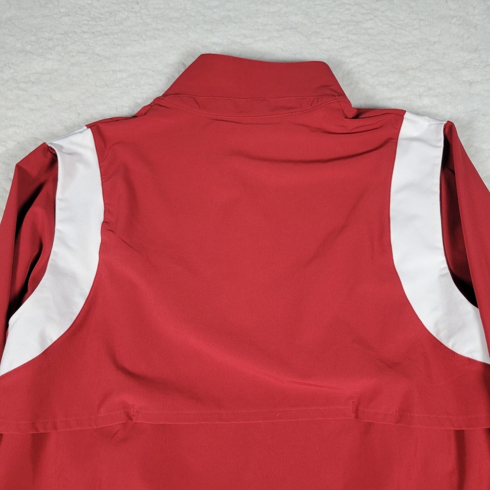 Nike Arkansas Razorbacks Pullover Mens Size Small Red Quarter Zip On-Field - Picture 12 of 13